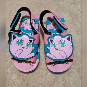 Pokemon Jigglypuff Kids Sandals - Pink and Blue